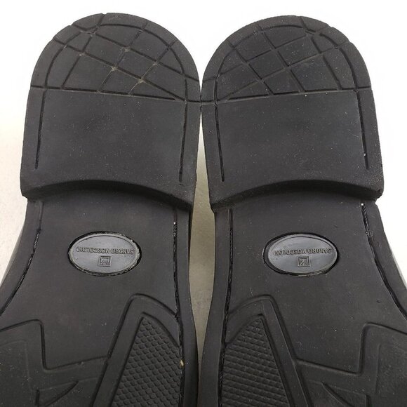 Sandro Moscoloni Edwin Leather Loafer Mens 11.5 Black Slip On Dress Casual Shoe - Picture 11 of 12